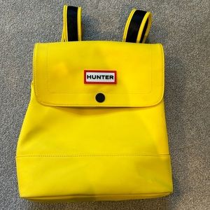 Hunter yellow backpack! Perfect condition!